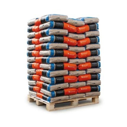 Heizfuxx Heizpellets – 975 kg (65 Säcke à 15 kg) – Palette für Pelletöfen