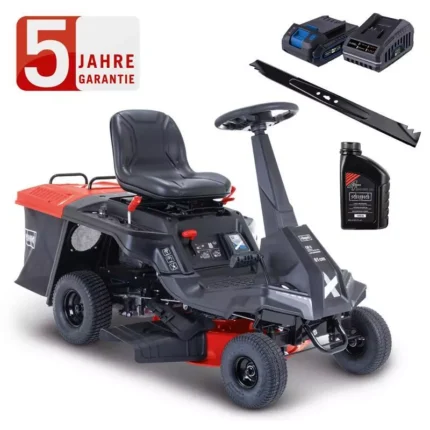 Scheppach MR230 Rasentraktor mit 61 cm Schnittbreite & 150 L Fangkorb